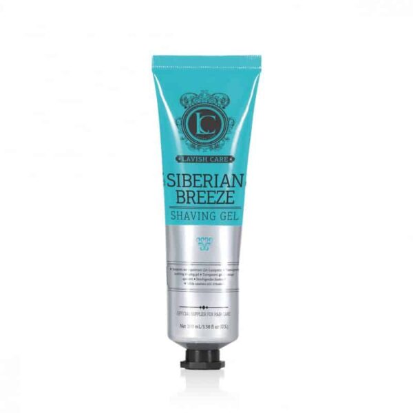Lavish Care Siberian Breeze Shaving Gel 100ml To Lavish Hair Care Siberian Breeze είναι ένα καταπραϋντικό τζελ ξυρίσματος με λεία υφή και διαφανές χρώμα.