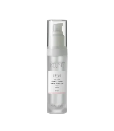Keune Style Smooth Defrizz Serum 30ml Πολυτελές serum λειαίνει το φριζάρισμα και αφήνει τα μαλλιά φωτεινά και λαμπερά, ποτέ λιπαρά.