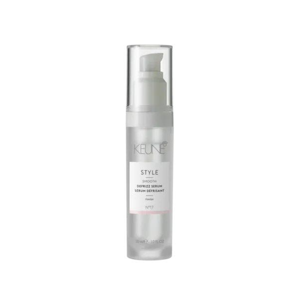 Keune Style Smooth Defrizz Serum 30ml Πολυτελές serum λειαίνει το φριζάρισμα και αφήνει τα μαλλιά φωτεινά και λαμπερά, ποτέ λιπαρά.