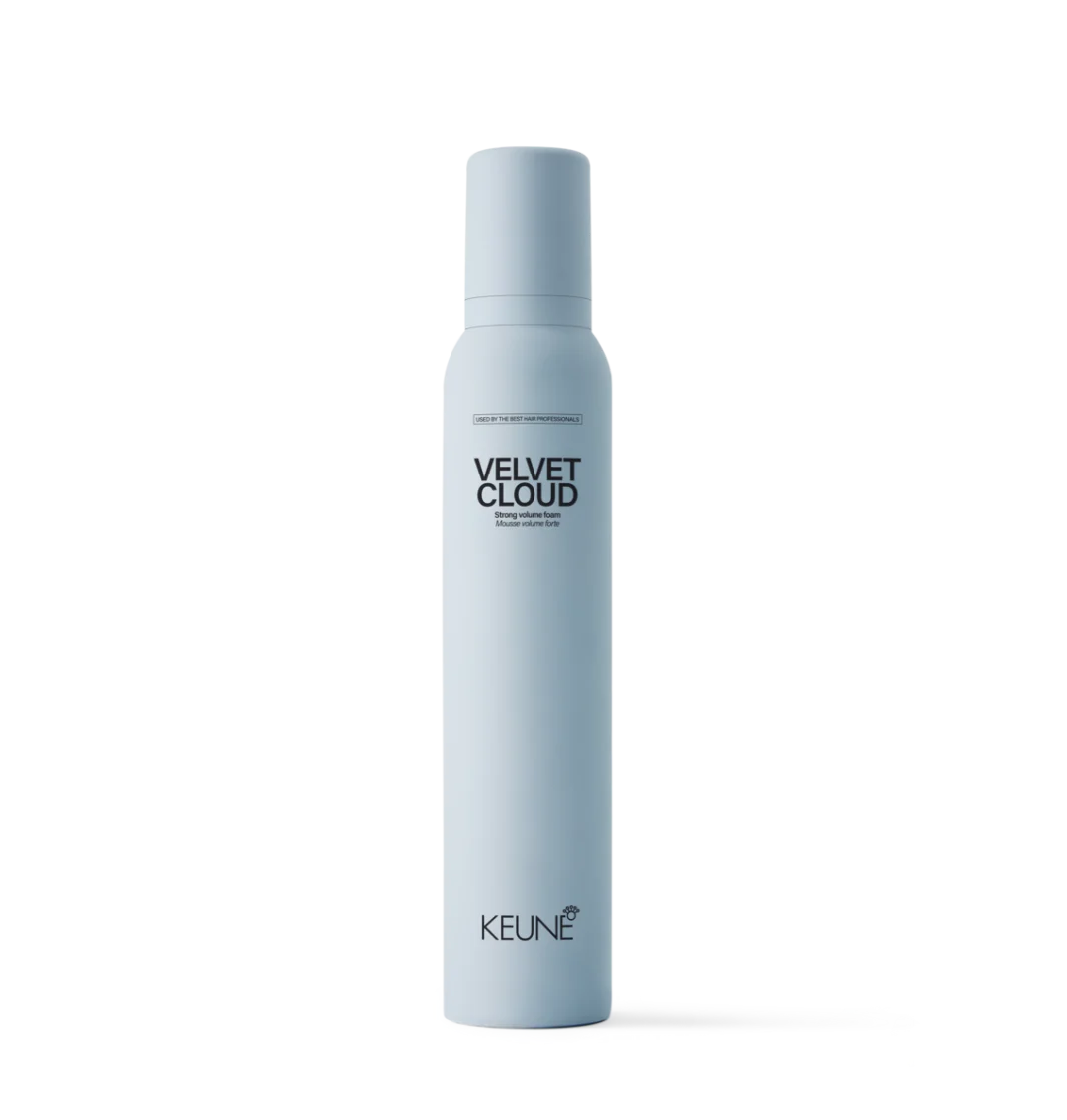 27493-Keune-Style-Relaunch-VelvetCloud-Packshot-200ml-2 - GoHair.gr Keune Velvet Cloud Strong Volume Foam 200ml Αφρός Μαλλιών για Όγκο