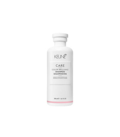 Keune Care Color Brillianz Shampoo 300ml Το Color Brillianz Shampoo της Keune είναι κατάλληλο για βαμμένα μαλλιά. Το Color Sealing Complex διασφαλίζει τη διάρκεια στη λάμψη και ποιότητα του χρώματος.