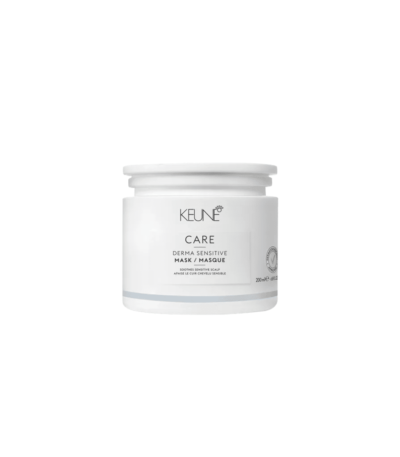 Η Keune Care Derma Sensitive Mask 200ml καταπραΰνει και ενυδατώνει βαθιά το ξηρό,  με φαγούρα και ερεθισμένο τριχωτό της κεφαλής.