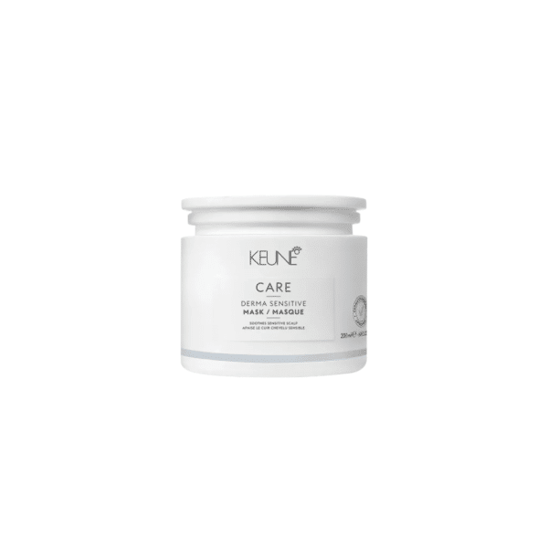 Η Keune Care Derma Sensitive Mask 200ml καταπραΰνει και ενυδατώνει βαθιά το ξηρό,  με φαγούρα και ερεθισμένο τριχωτό της κεφαλής.