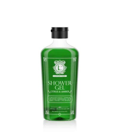 Lavish Care Barber Shower Gel Citrus & Amber Aναζωογονητικό αφρόλουτρο με νότες κεχριμπαριού και εσπεριδοειδών. Περιποιείται απαλά την επιδερμίδα