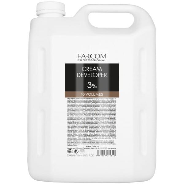 Farcom Professional Cream Developer 10vol 3500ml