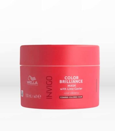Wella Professionals Invigo Color Brilliance Mask για την προστασία του χρώματος, ζωντανεύει το χρώμα των μαλλιών και βελτιώνει την επιφάνεια της τρίχας