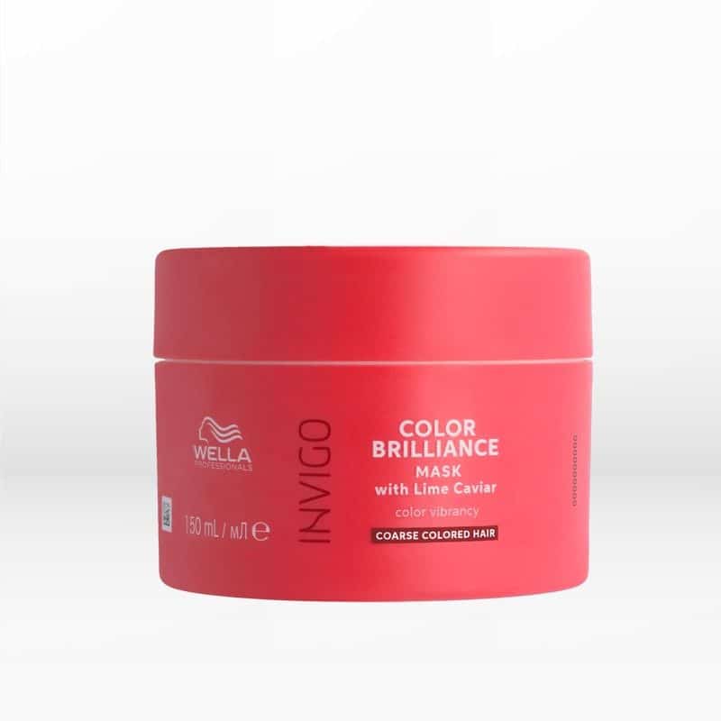 wella-professionals-invigo-color-brilliance-color-μάσκα-coarse-150ml - GoHair.gr Wella Professionals Invigo Color Brilliance Mask για την προστασία του χρώματος, ζωντανεύει το χρώμα των μαλλιών και βελτιώνει την επιφάνεια της τρίχας