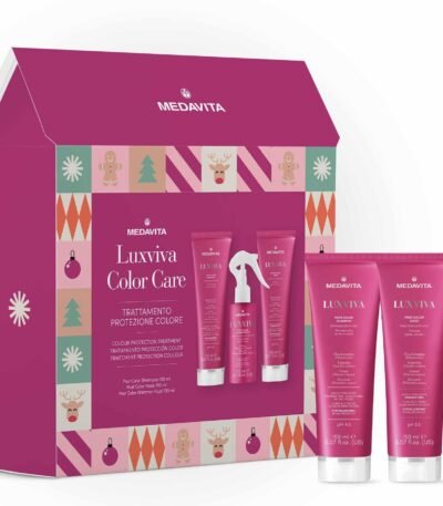 Medavita Christmas Box Luxviva Color Care + XMAS Socks Gift Set