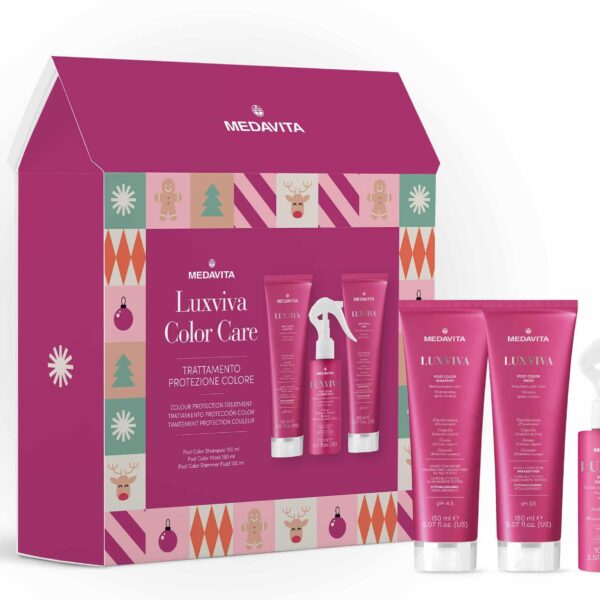 Medavita Christmas Box Luxviva Color Care + XMAS Socks Gift Set