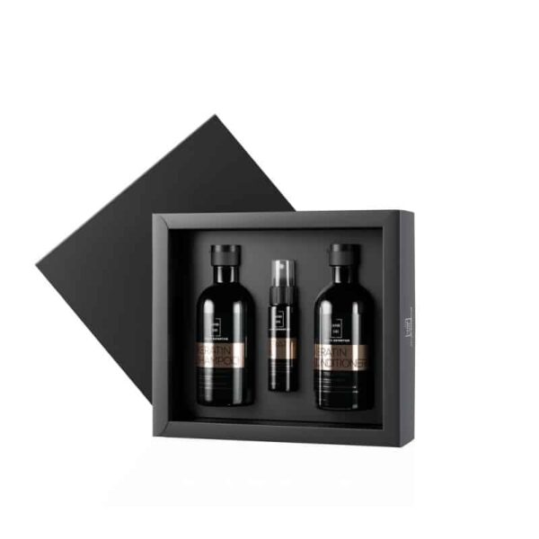 Lavish Care Salon Expertise Keratin Treatment Set (Shampoo 300ml + Conditioner 300ml + Keratin Oil 50ml)