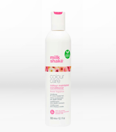 Το milk_shake color maintenance conditioner flower είναι ένα ενυδατικό και προστατευτικό μαλακτικό για βαμμένα μαλλιά που είναι κατάλληλο για vegans και ιδανικό για τη διατήρηση της ομορφιάς και της ζωντάνιας των βαμμένων μαλλιών.