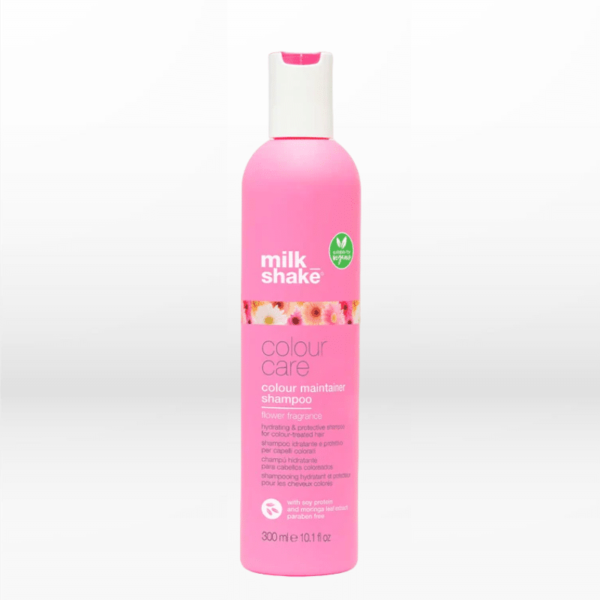 Το milk_shake color maintenance shampoo flower είναι ένα ενυδατικό και προστατευτικό σαμπουάν για βαμμένα μαλλιά που είναι κατάλληλο για vegans και ιδανικό για τη διατήρηση της ομορφιάς και της ζωντάνιας των βαμμένων μαλλιών.