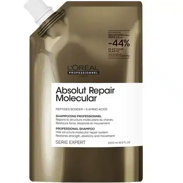 L'Oreal Professionnel Absolut Repair Molecular Shampoo 1000ml Refill