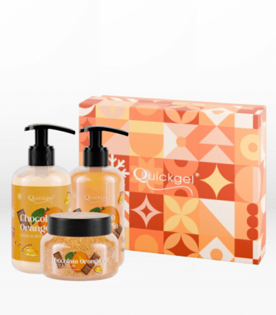 Lavish Care Chocolate Orange Pie Christmas Set (Shower Gel & Body Scrub & Hand & Body Cream)