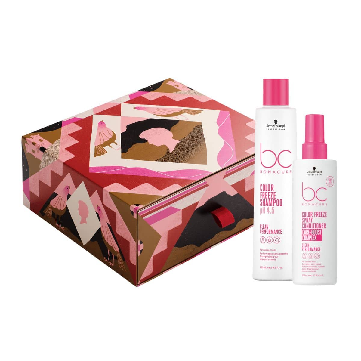 4 - GoHair.gr Schwarzkopf Professional Bonacure Color Freeze Gift Box ( Shampoo 250ml + Spray Conditioner 200ml)