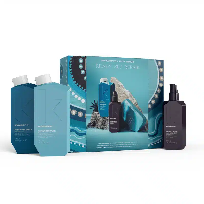 KEVIN-MURPHY-READY-SET-REPAIR-GIFT-SET-1__82738 - GoHair.gr Kevin Murphy + Holly Sanders Ready, Set, Repair Set (Shampoo 250ml - Conditioner 250ml - Treatment Oil 100ml)