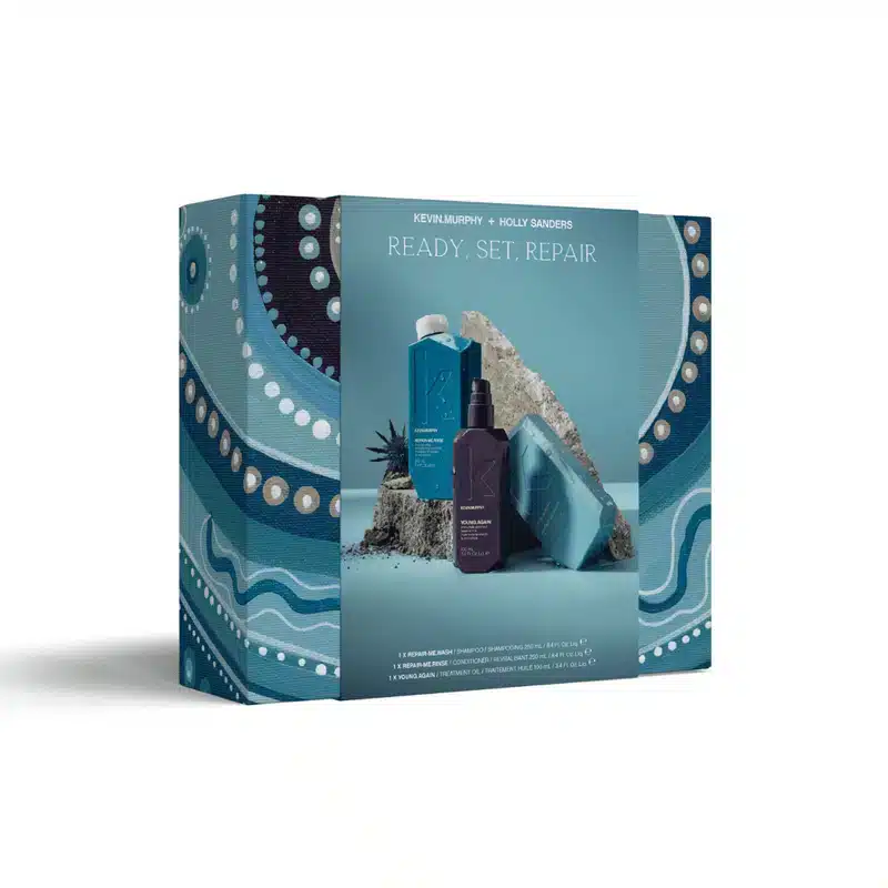 KEVIN-MURPHY-READY-SET-REPAIR-GIFT-SET-2__13580 1 - GoHair.gr Kevin Murphy + Holly Sanders Ready, Set, Repair Set (Shampoo 250ml - Conditioner 250ml - Treatment Oil 100ml)