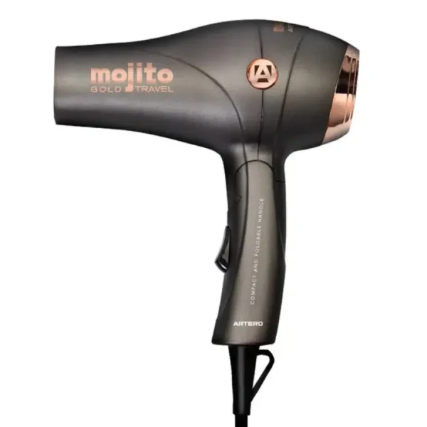 Artero Mojito Mini Hair Dryer Gold Travel Size