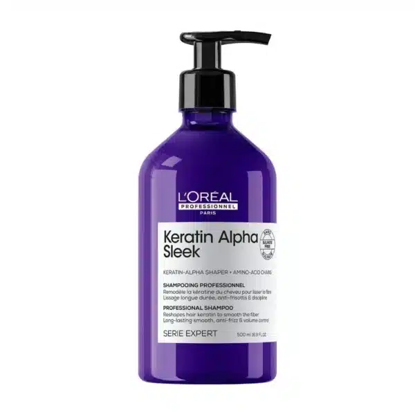 L'Oreal Professionel Keratin Alpha Sleek Shampoo 500ml