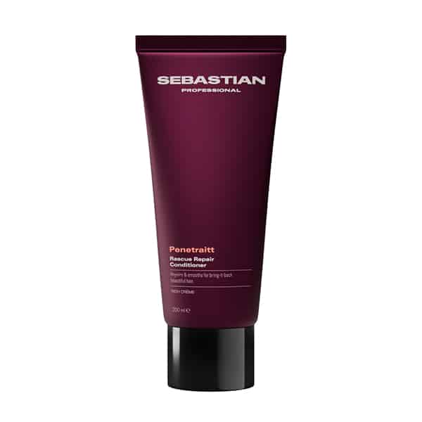 Sebastian Professional Penetraitt Repair Conditioner tube standing upright with a black cap.