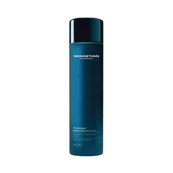 Blue Sebastian Twisted hair styling product bottle with a dark cap on a white background.