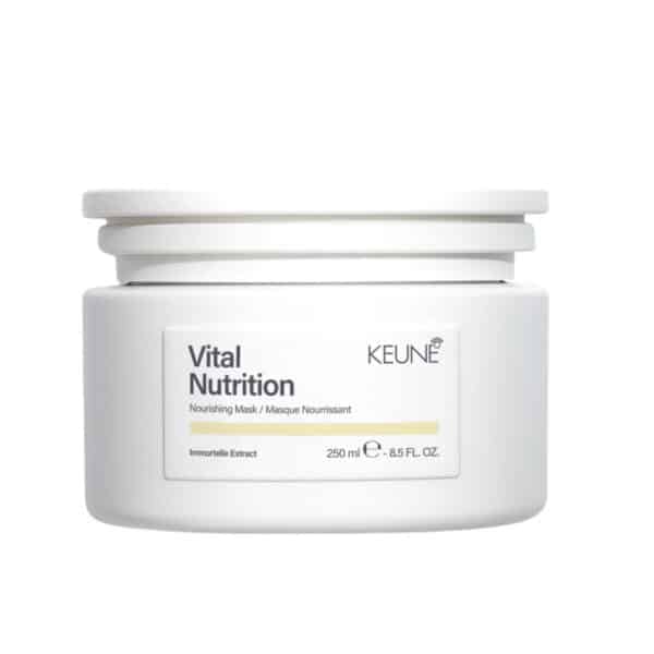 Keune Vital Nutrition Nourishing Mask jar (250 ml) on a white background.